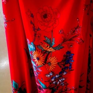 Full length wrap skirt